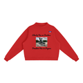Essential Fleece Mock-Neck Crew Sweatshirt
