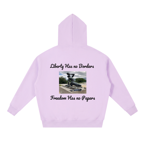 Essential Oversized Boxy Fit Fleece Hoodie